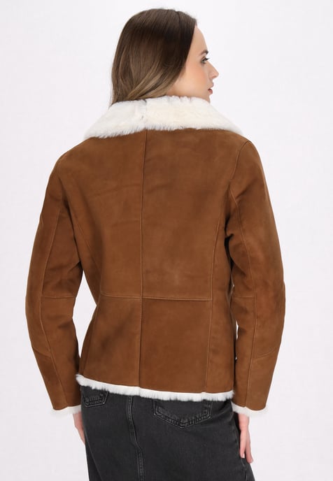 Dreimaster Jacke Damen braun - Image 5