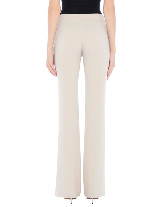 Elisabetta Franchi Beige Crepe Tailored Trousers