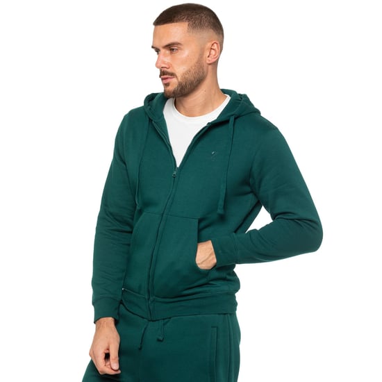Enzo | Herren Zip Hoodie - Grün - Image 2