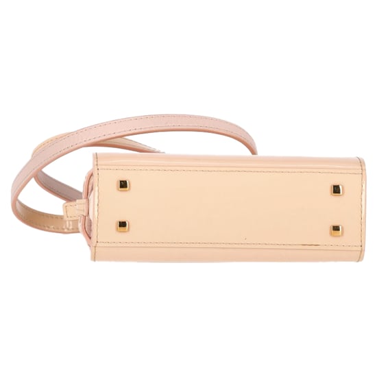 Delvaux Tempete Mikro Tasche aus beigem Lackleder - Image 3