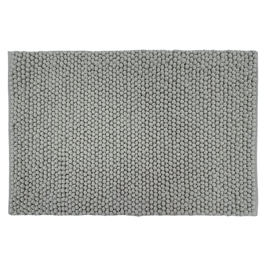Bobble Woven Cotton Non-Slip Bath Mat