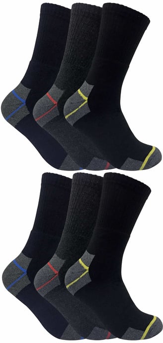 Herren gepolstert Baumwolle Low Cut Knöchel Arbeit Socken für Stahl Toe Boots - Image 1