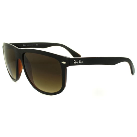 Ray-Ban Sunglasses 4147 609585 Top Black on Brown Brown Gradient