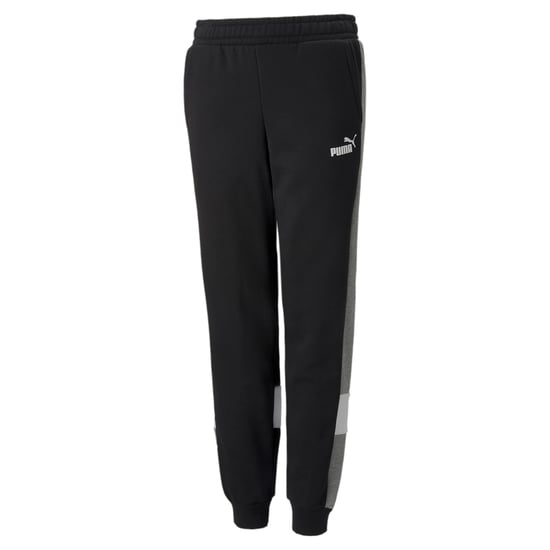 PUMA Kids Boys Essentials+ Colourblock Youth Sweatpants Jogging Bottoms