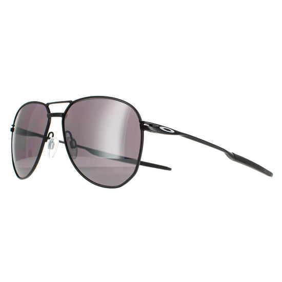 Oakley Aviator Mens Satin Black Prizm Black Polarized Contrail