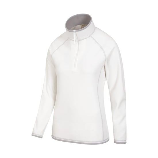 Mountain Warehouse - "Montana" Fleece-Oberteil mit halbem Reißverschluss für Damen (Beige) - Image 4