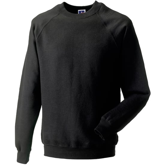 Russell - "Spotshield" Sweatshirt für Herren Raglanärmel (Schwarz) - Image 1