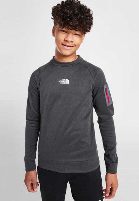The North Face Mittellegi Junior Jungen Crew Sweatshirt in dunkelgrau - Image 1