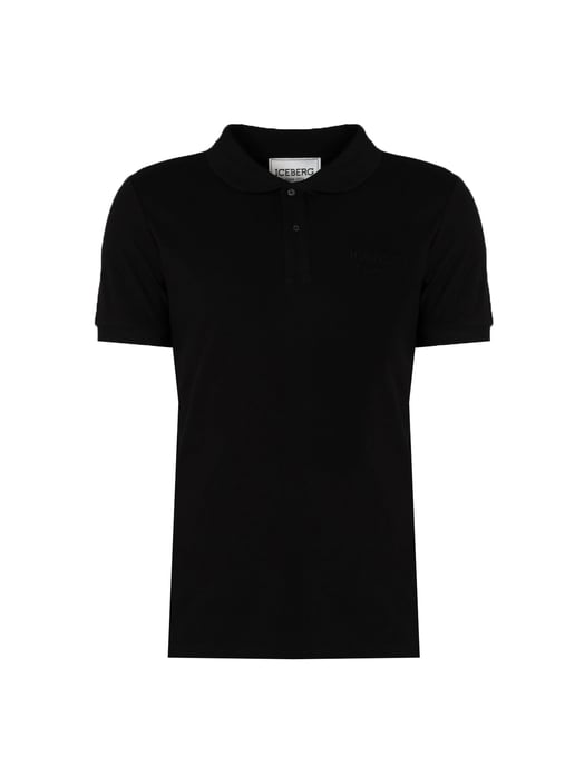 Iceberg Polohemd Herren schwarz - Image 1