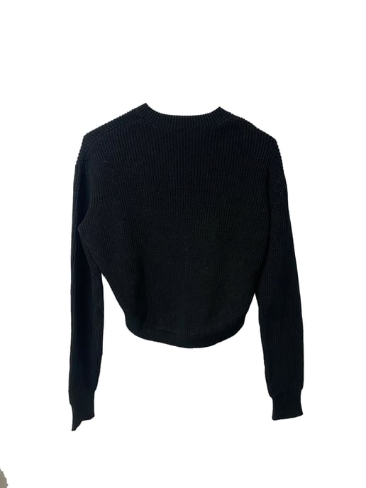 Givenchy Kurzer Pullover aus schwarzer Baumwolle - Image 5