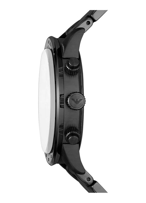 Emporio Armani Mario Schwarz Herren Armbanduhr AR11242 - Image 2
