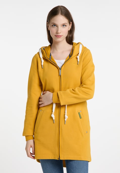 Schmuddelwedda Sweatjacke Damen senf - Image 3