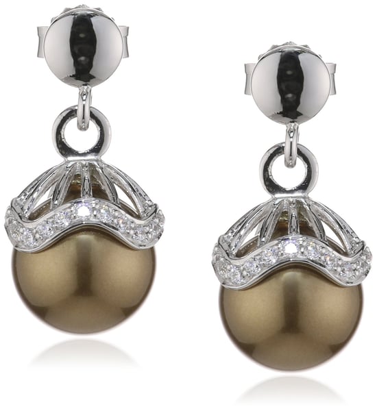 Orphelia Women's 925 Sterling Silver Drop Earrings - Silver ZO-5028
