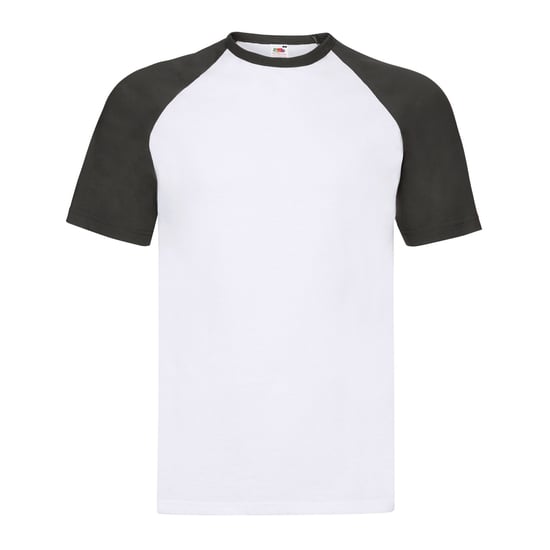 Fruit of the Loom - T-Shirt für Herren/Damen Unisex - Baseball (Weiß/Schwarz) - Image 1
