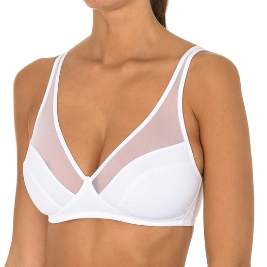 Non-wired bra with elastic sides 04974 woman