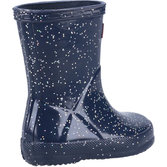 Hunter Kids First Classic Giant Glitter Childrens Wellingtons
