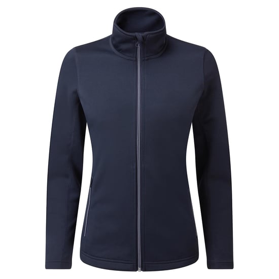 Premier Womens/Ladies Dyed Sweat Jacket (French Navy)