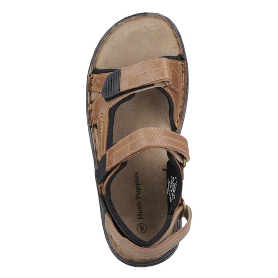 Hush Puppies - Herren Sandalen "Alistair", Leder (Hellbraun) - Image 5