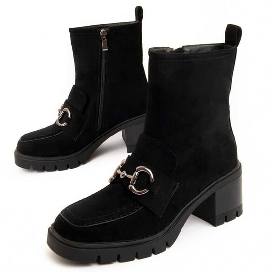 Montevita Heel Ankle Boot Vareli In Black