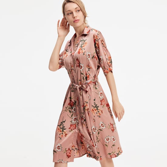 Hemdkleid mit Blumendruck - Image 1