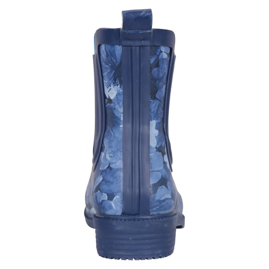 Mountain Warehouse Womens/Ladies Floral Rubber Wellington Boots (Dark Blue)