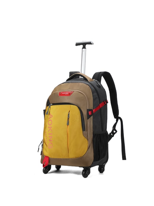 Aoking Rucksack Unisex LIGHT BROWN - Image 2