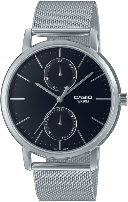 Casio Casio Collection Herren Silberne Uhr MTP-B310M-1AVEF - Image 1