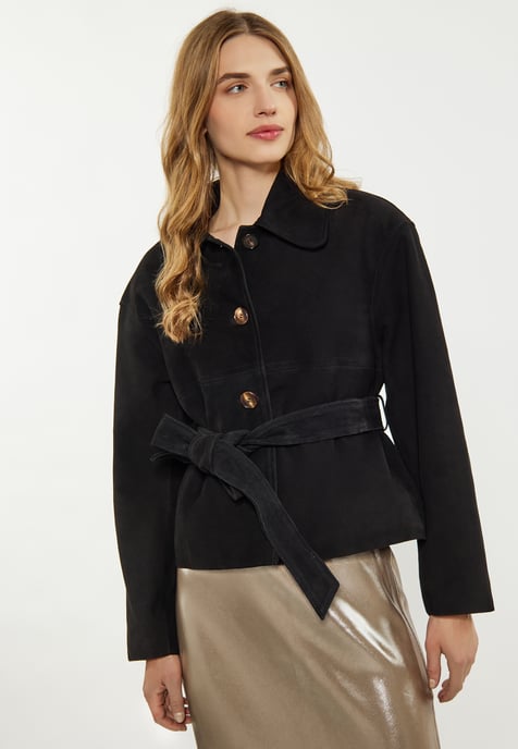 Dreimaster Jacke Damen schwarz - Image 3