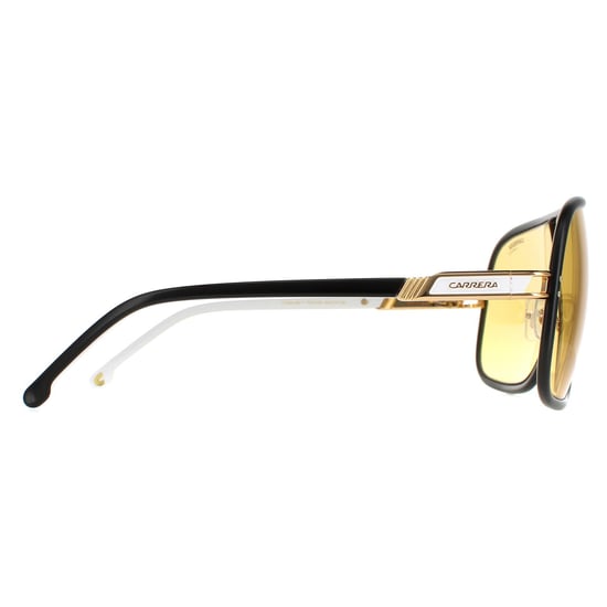 Carrera Aviator Unisex Matte Black Yellow Yellow Flaglab 11