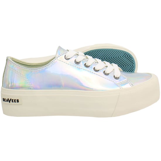 Seavees Monterey Platform Sun Valley Damen Silber Schuhe - Image 4