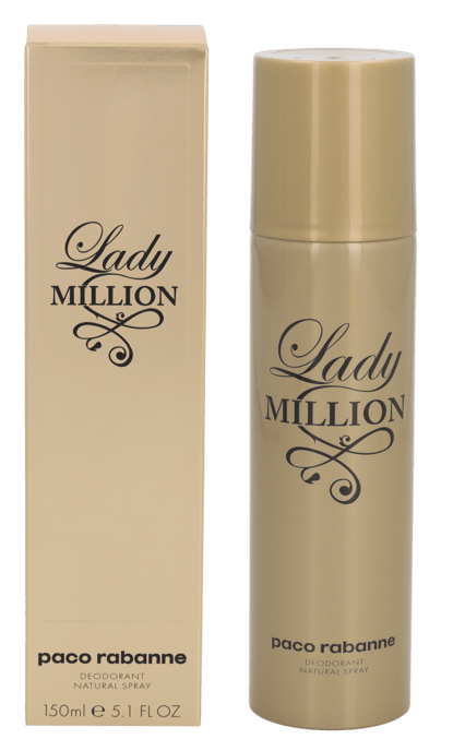 Paco Rabanne Lady Million Deo Spray 150ml - Image 4