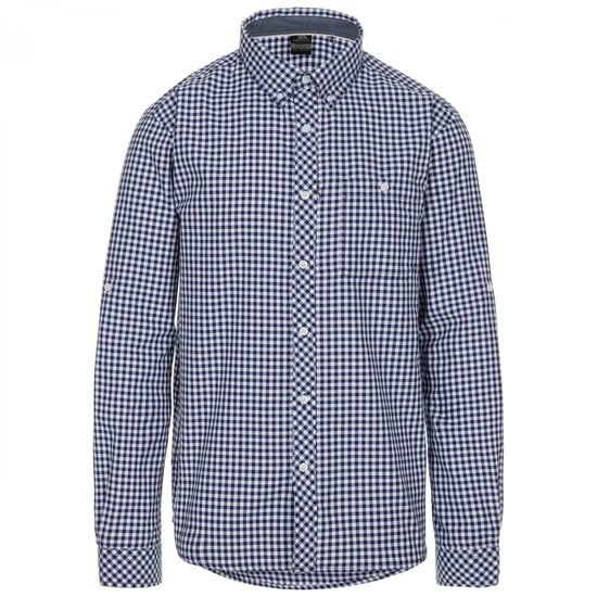 Trespass Herren Yafforth Baumwollhemd (Blaustreifen) - Image 1