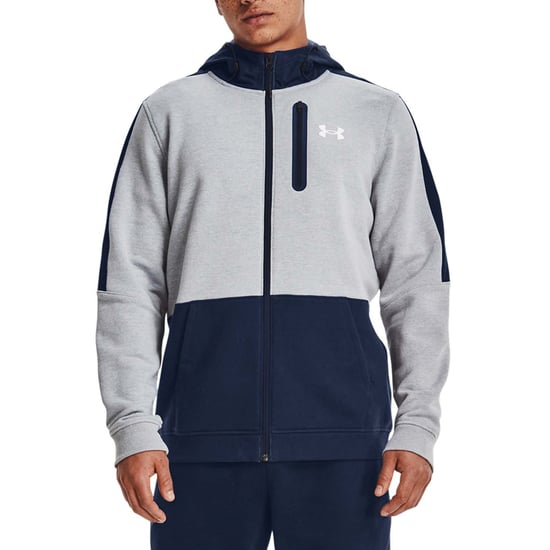 Men's Under Armour Threadborne Full-Zip Hoodie in Grey