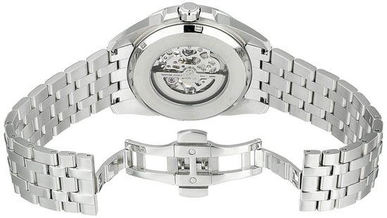 Bulova Classic Automatic Silber Herren Armbanduhr 96A187 - Image 4