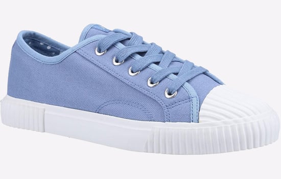 Hush Puppies Brooke Stoff Damen Sneaker In Blau - Image 2
