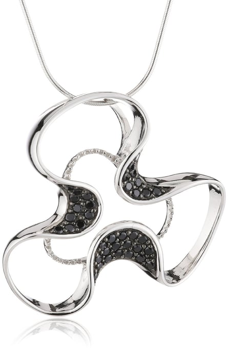 Orphelia Damen-Kette aus 925er Sterlingsilber mit Anhänger – Silber ZH-4673 - Image 1