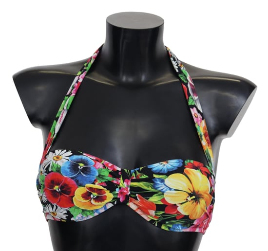Dolce & Gabbana Women's Maillots de bain à imprimé floral multicolore Tops de bikini - Image 1