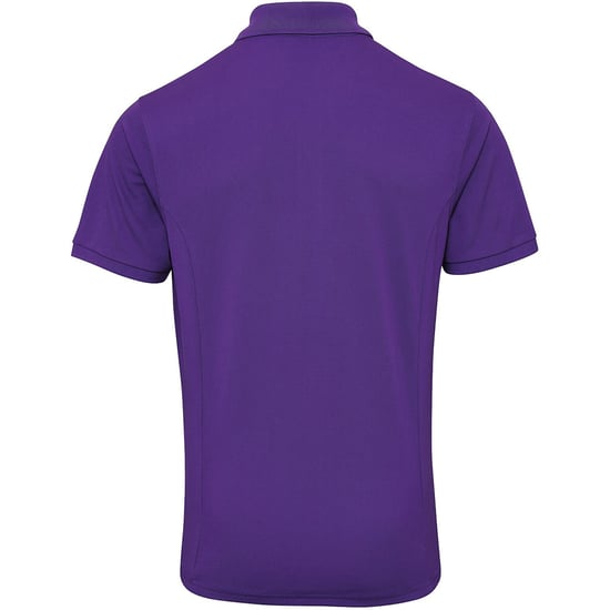 Premier Mens Coolchecker Plus Pique Polo With CoolPlus (Purple)