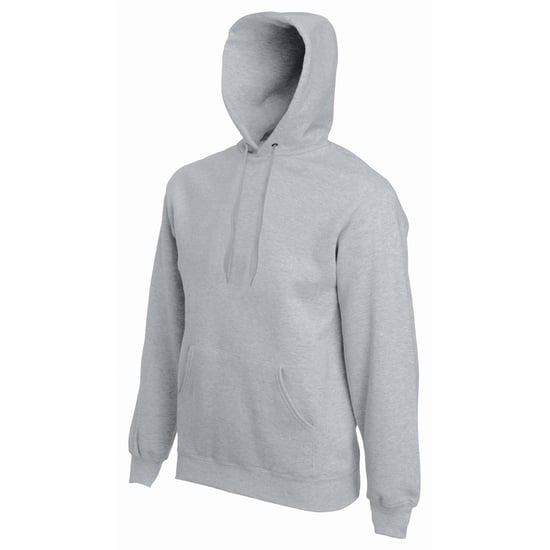 Fruit Of The Loom Herren Sweatshirt mit Kapuze / Hoodie (Heather Grey) - Image 4