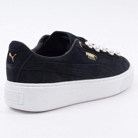 Puma Femme Wildleder Plateau-Sandalen mit Glitzer - Image 4
