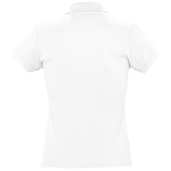 SOLS Womens/Ladies Passion Pique Short Sleeve Polo Shirt (Weiß) - Image 2