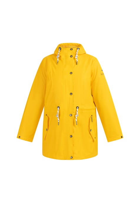 Schmuddelwedda Regenmantel in großen Größen Damen gelb - Image 1