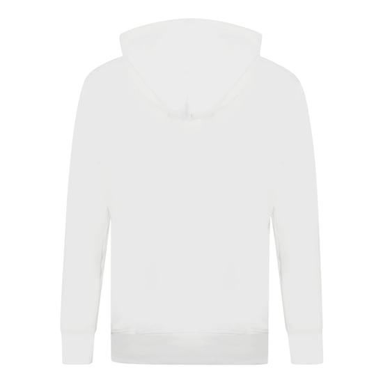 Cavalli Class Markenlogo Weißer Hoodie - Image 2