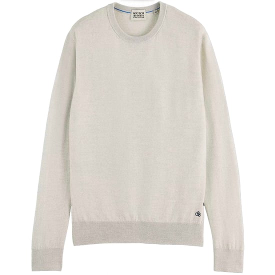 Scotch&Soda Essentials Pull Col Rond En Laine Mérinos - Image 1