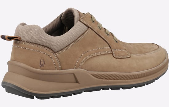 Hush Puppies Adam Nubuk Herren Schnürschuhe In Taupe - Image 3