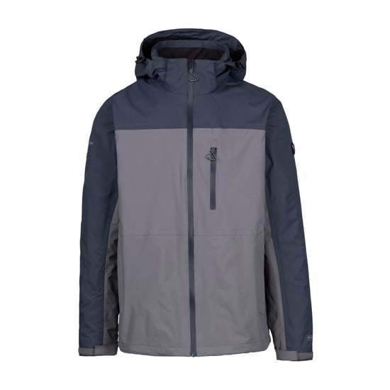 Trespass Mens Curbridge TP75 Waterproof Jacket (Storm Grey)