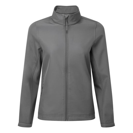 Premier Womens/Ladies Windchecker Recycled Printable Soft Shell Jacket (Dunkelgrau) - Image 1
