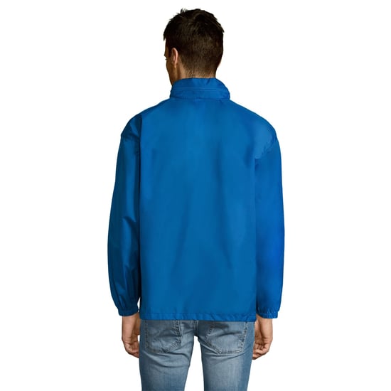 SOLS Unisex Surf Windbreaker Lightweight Jacket (Königsblau) - Image 4