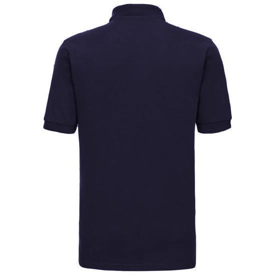 Russell Herren Ripp Polo-Shirt, Kurzarm (Marineblau) - Image 2