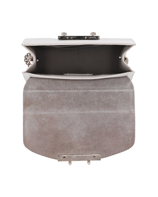 Furla Metropolis Umhängetasche aus weißem Leder - Image 5